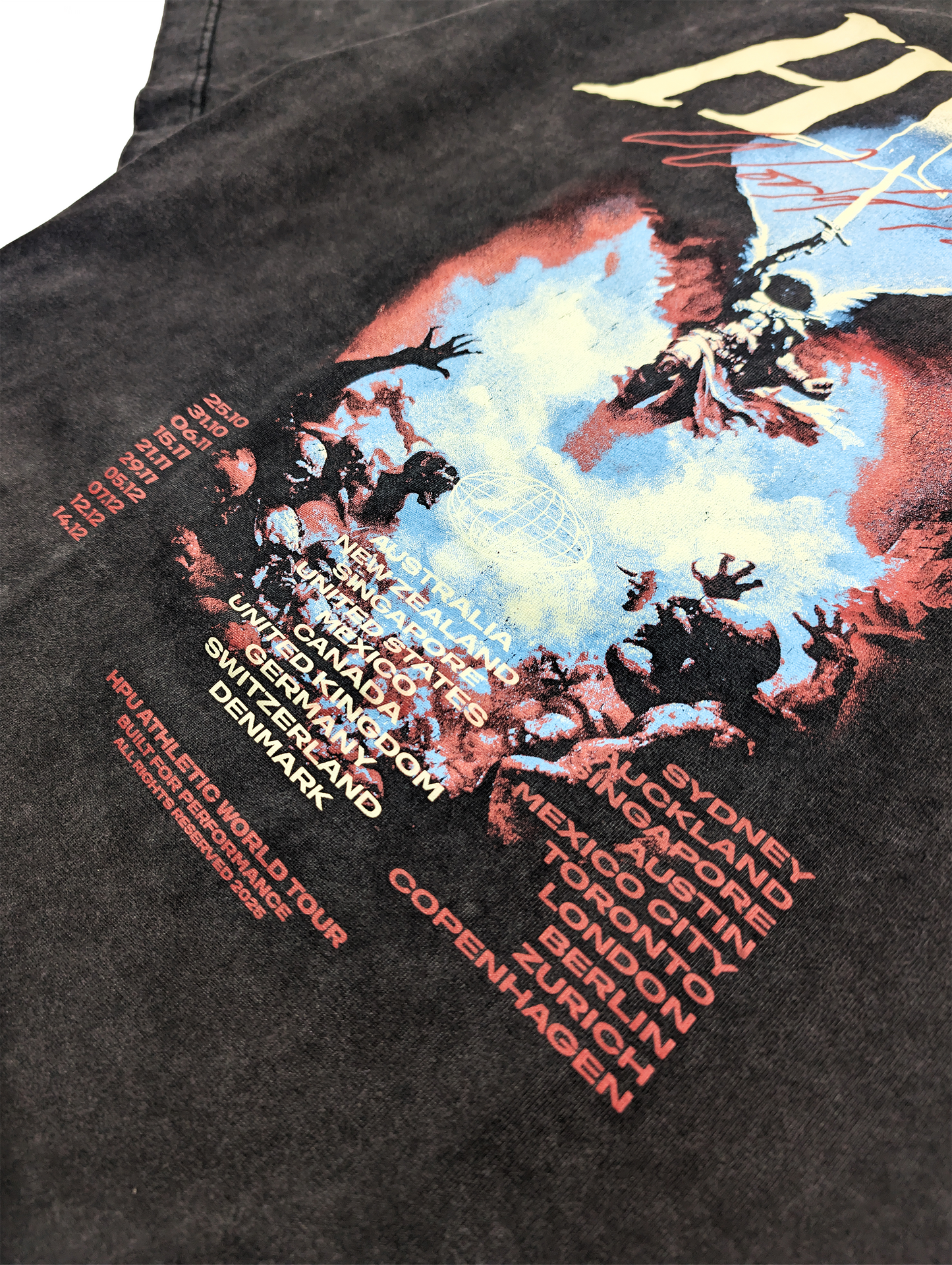 WORLD TOUR TEE BLACK