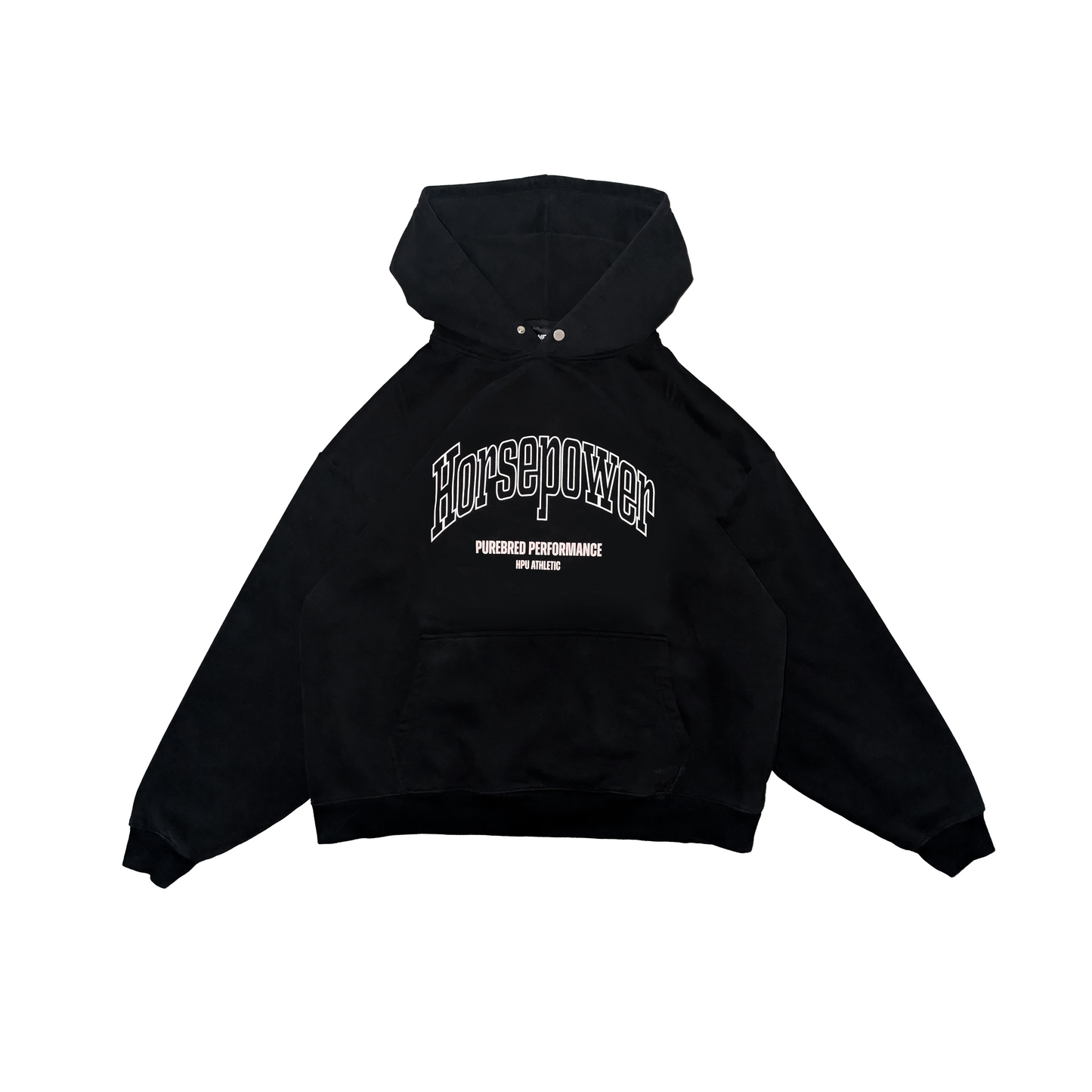 HORSEPOWER HOODIE BLACK