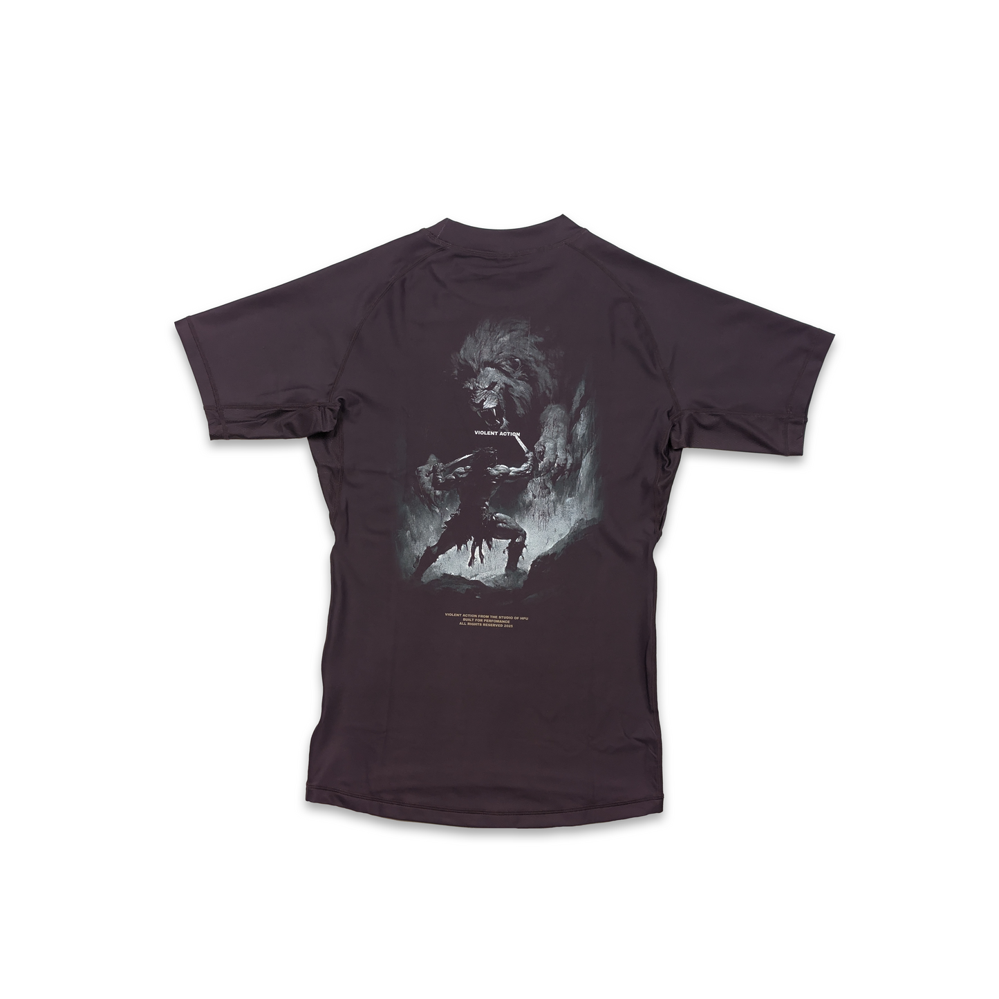VIOLENT ACTION PRO RASHGUARD PLUM
