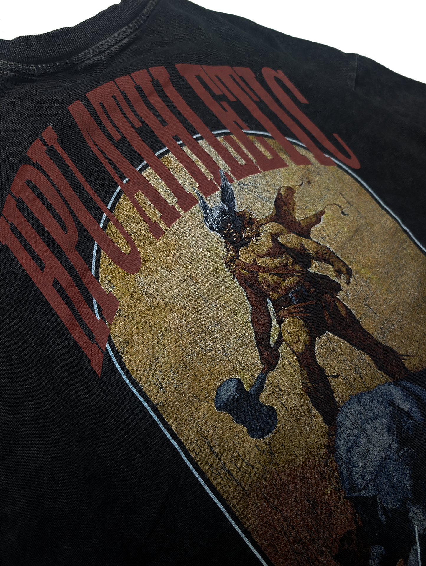 UNTIL VALHALLA TEE WASHED BLACK