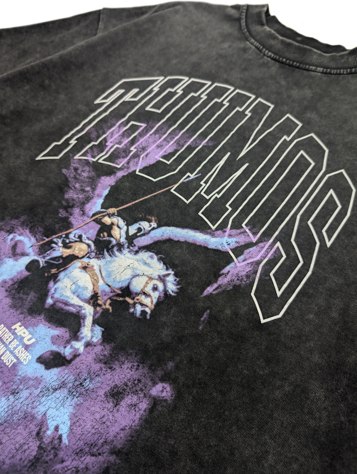 THUMOS TEE WASHED BLACK