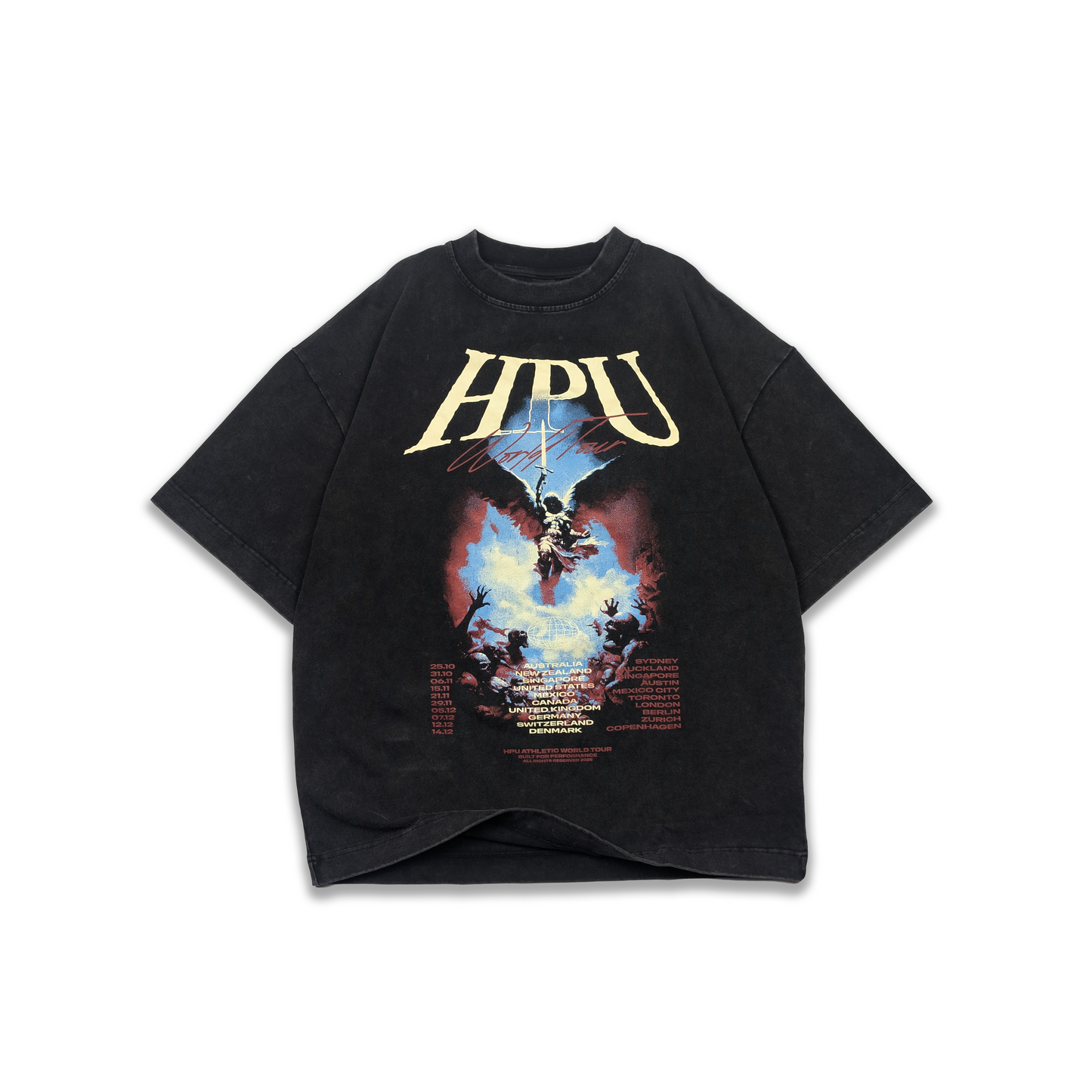WORLD TOUR TEE BLACK