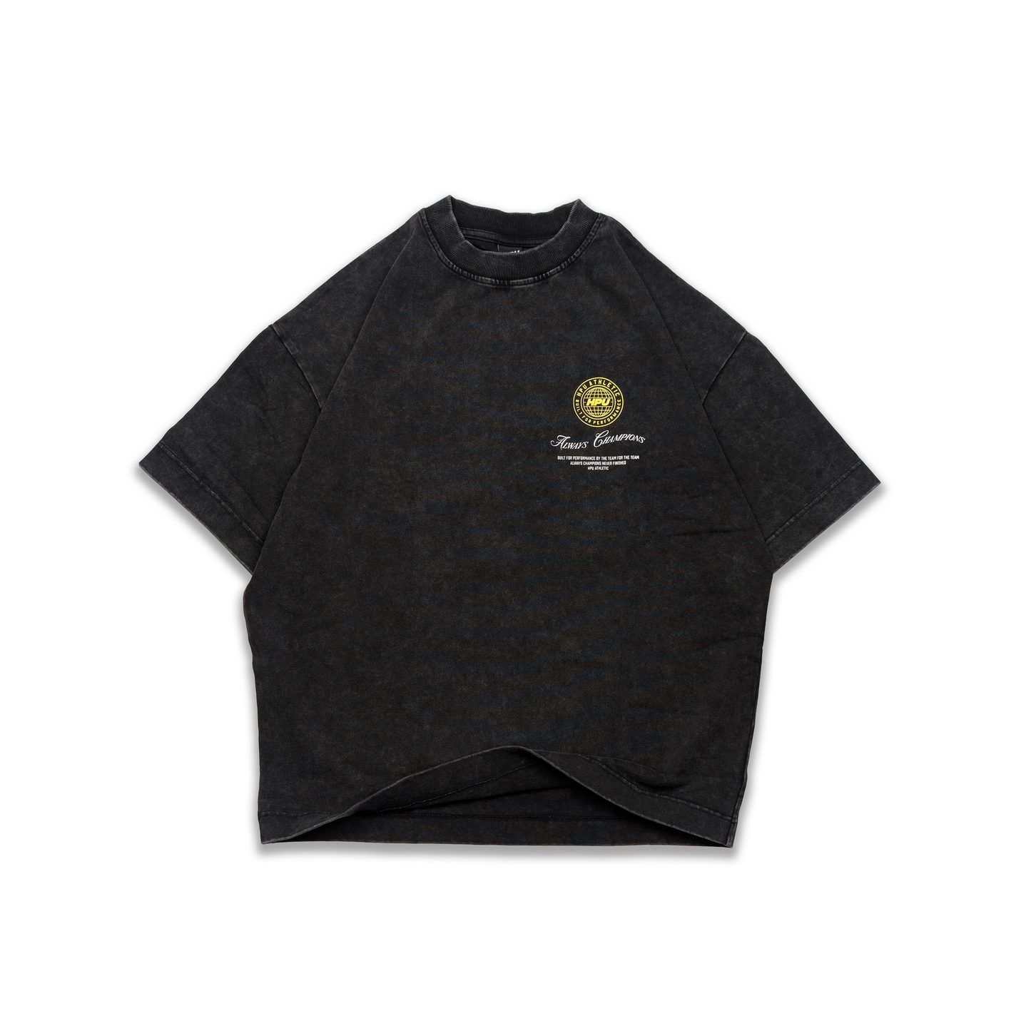 CHAMPIONS TEE WASHED BLACK