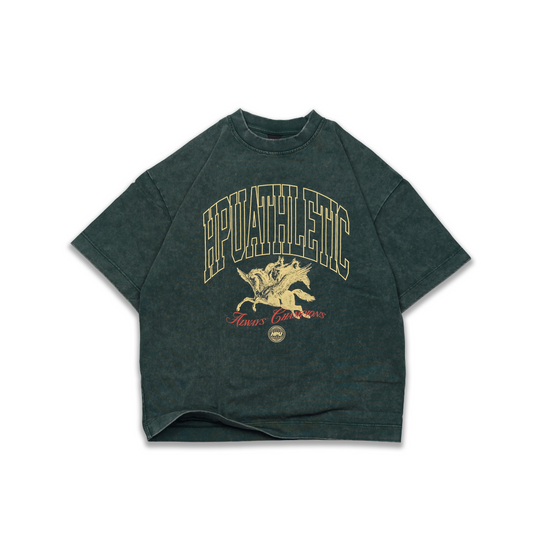 COLLEGIATE TEE FOREST GREEN