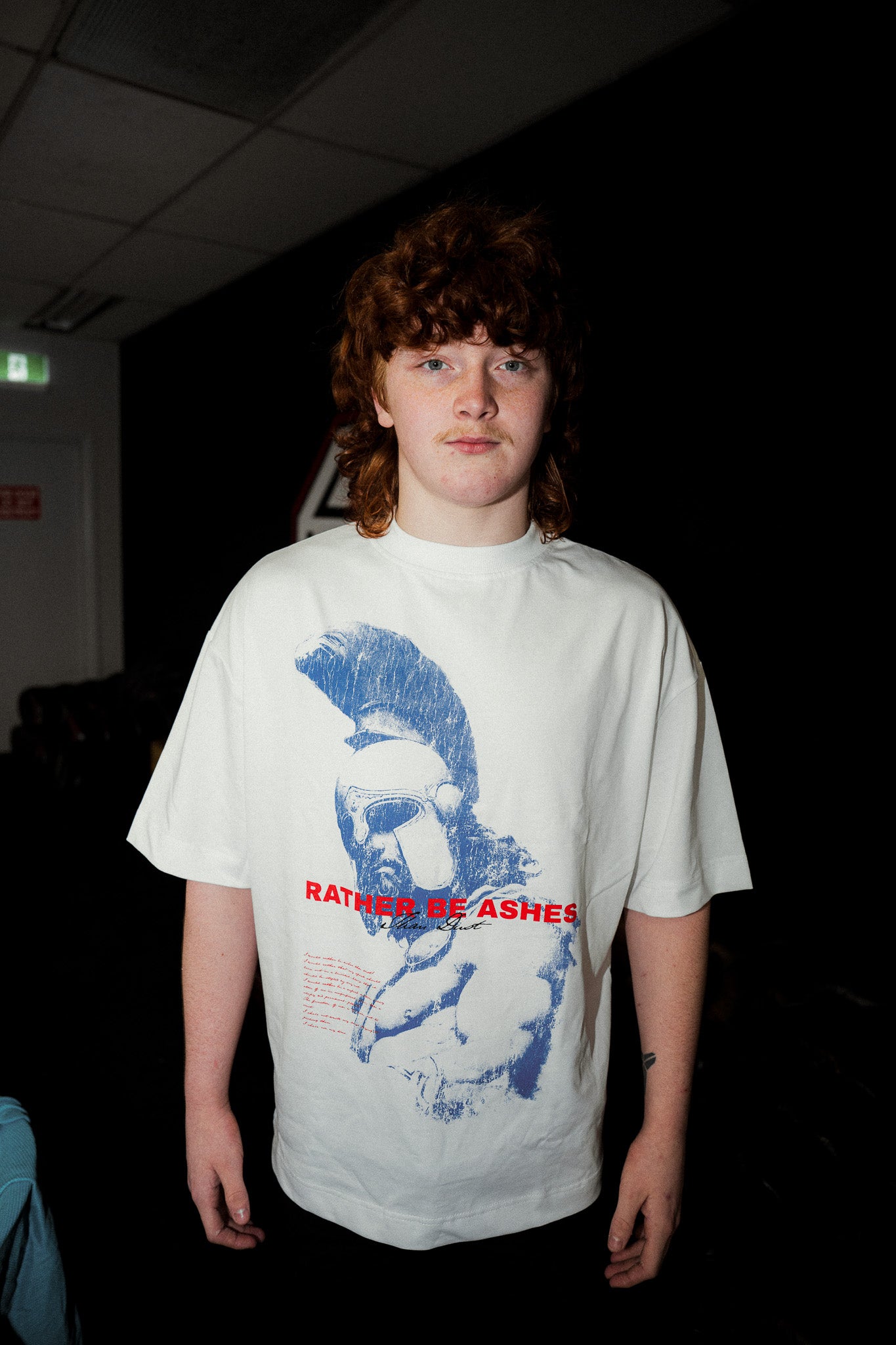 RATHER BE ASHES TEE WHITE