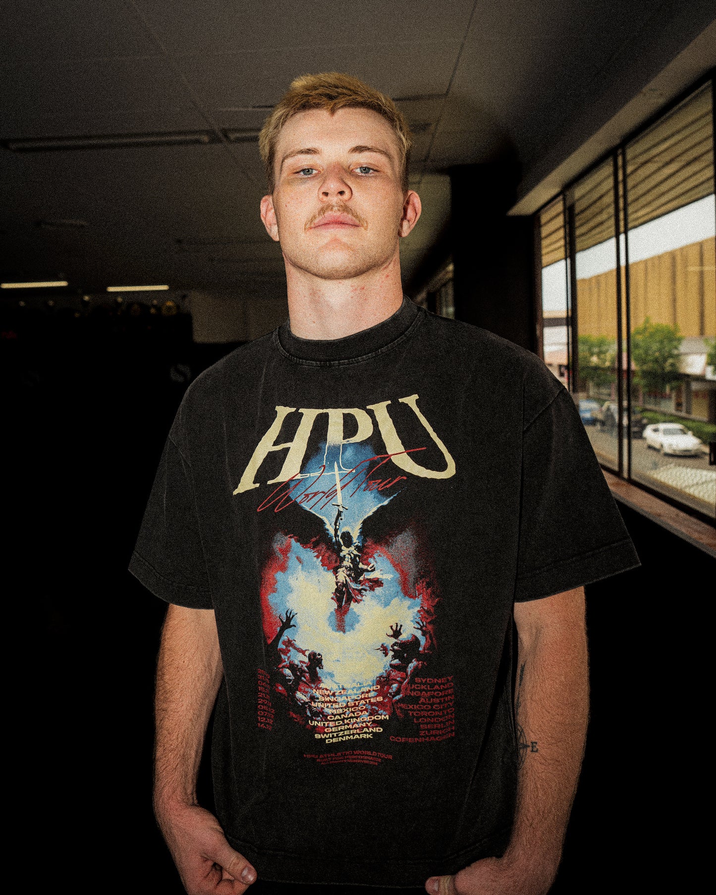 WORLD TOUR TEE BLACK