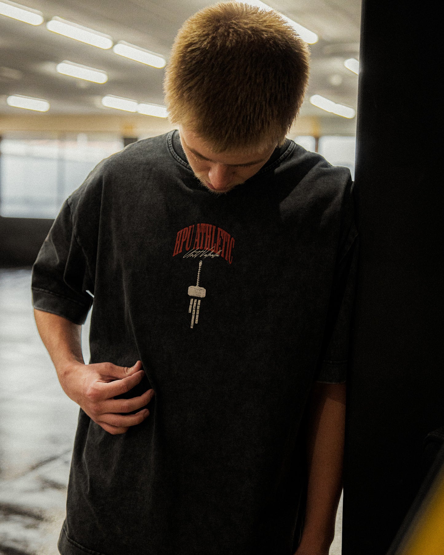 UNTIL VALHALLA TEE WASHED BLACK