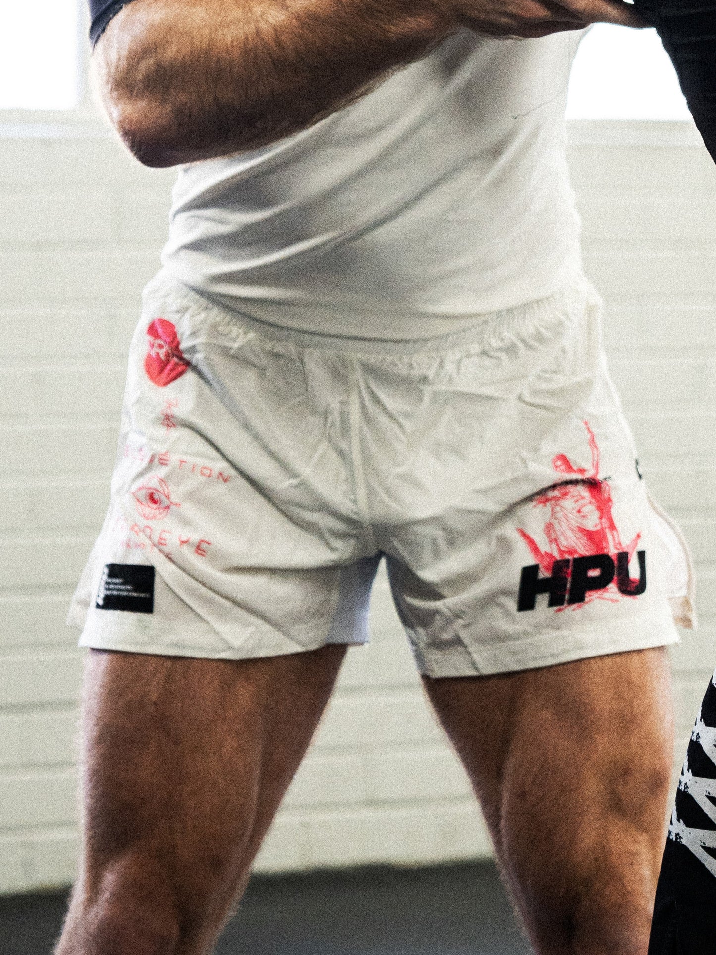 ADCC COMPETITION SHORT WHITE