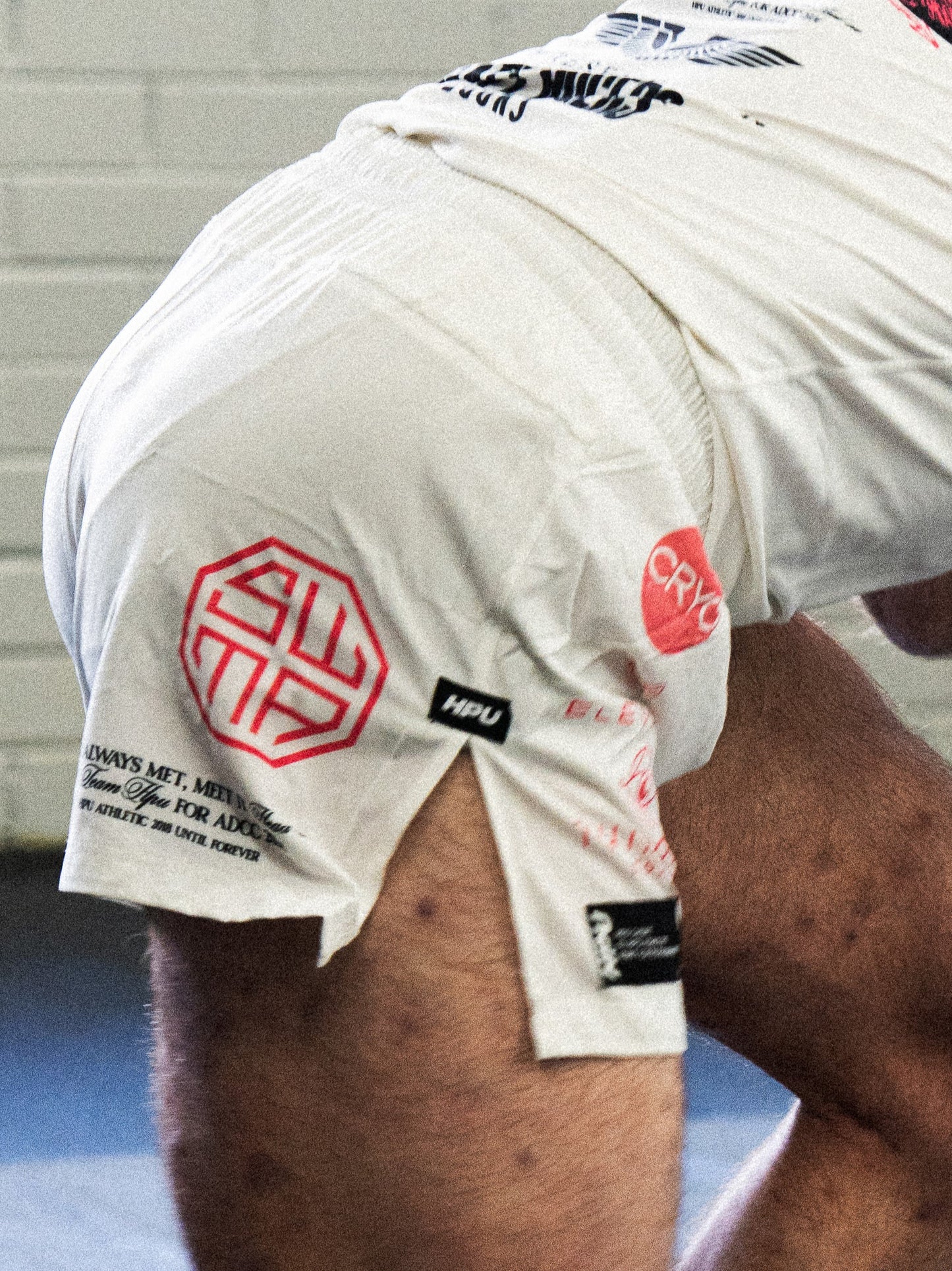 ADCC COMPETITION SHORT WHITE