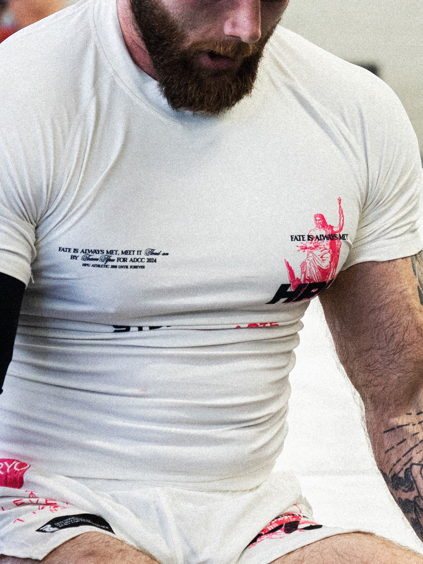 ADCC COMPETITION RASHGUARD WHITE