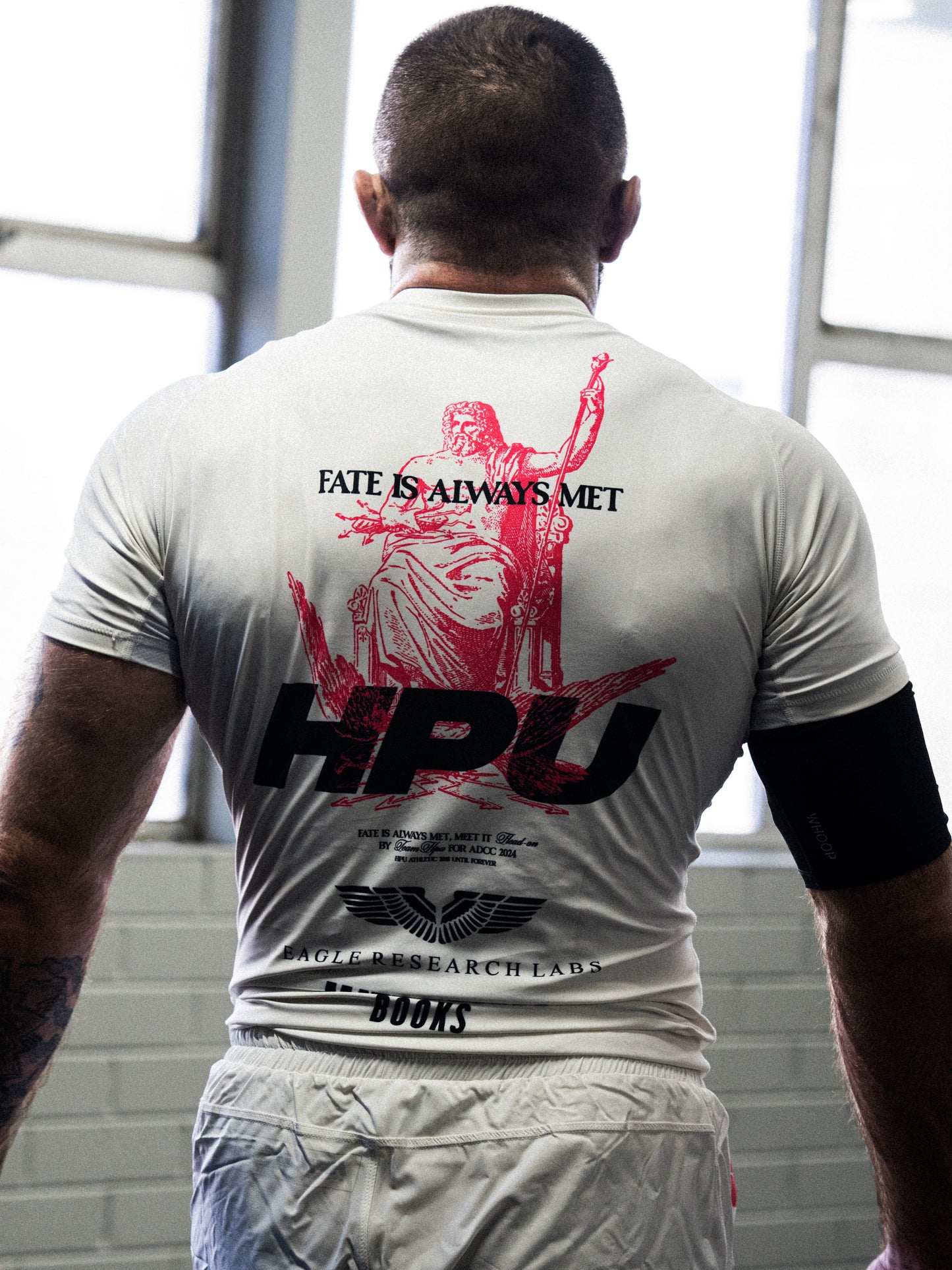 ADCC COMPETITION RASHGUARD WHITE