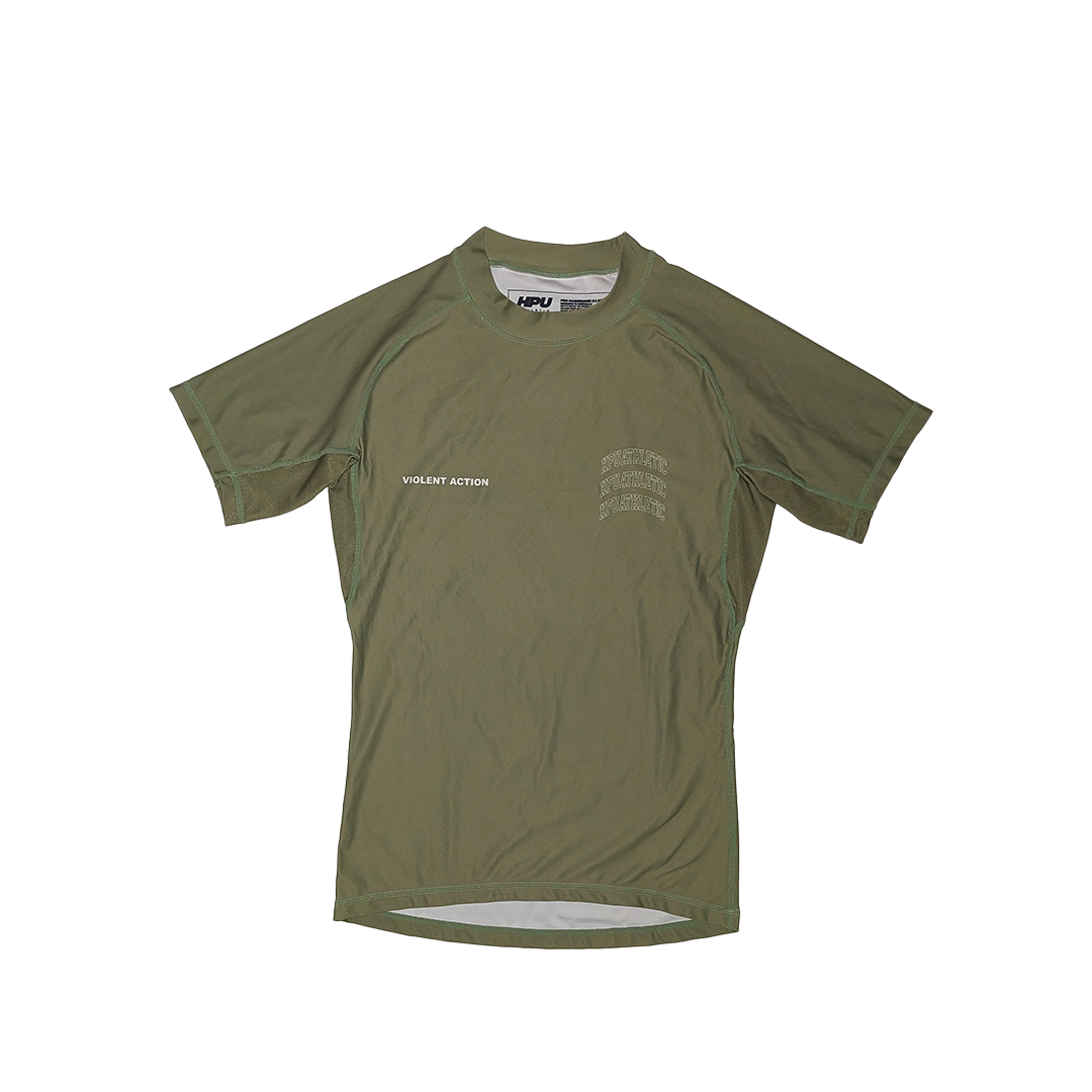 VIOLENT ACTION PRO RASHGUARD OLIVE